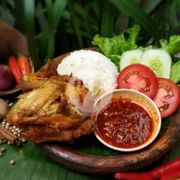 Ayam Goreng JUMBO (Paha/Dada) + Nasi | Nasi Kepal, Depok