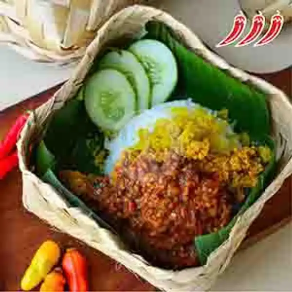 Nasi Ayam Geprek Sambal Rawit | Nasi Ayam Ambyar, Mulyorejo