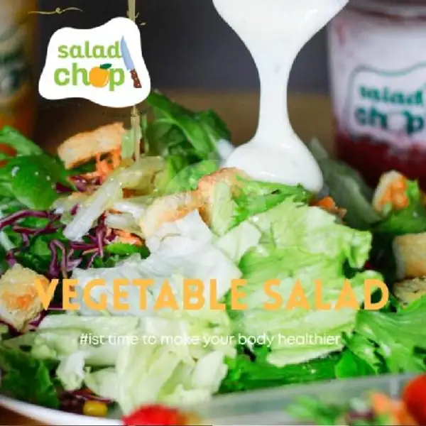 Happy Green Salad ( Large) | Salad Chop