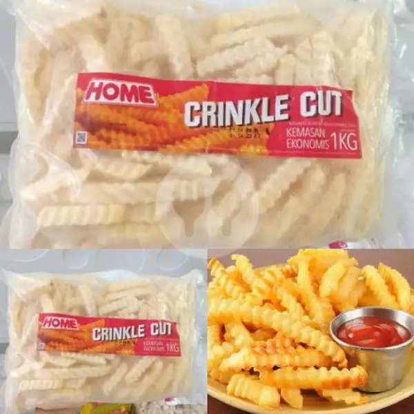 Kentang Crinkle Cut 1 Kg | Kakei Frozen Ngabetan