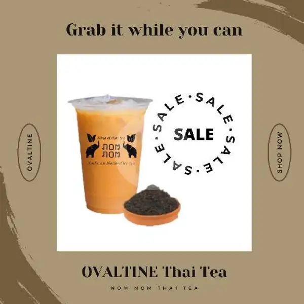 Thai Tea Ovaltine (Large) | Dada Donat Kentang Merpati