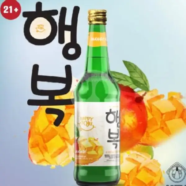 Happy Soju Mango + Free Yakult N Kacang Kulit Garuda | Arga Bintang Anggur N Soju, Terusan Buah Batu