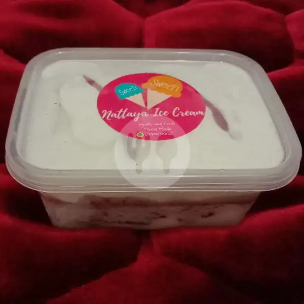 Vanila-Blueberry 250ml | Nattaya Ice Cream, Gn.Sindoro Dalam