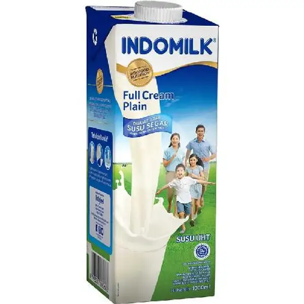 Susu Indomilk FULLCREAM / Putih 1 LTR | Frozen Food, Empek-Empek & Lalapan Huma, Pakis