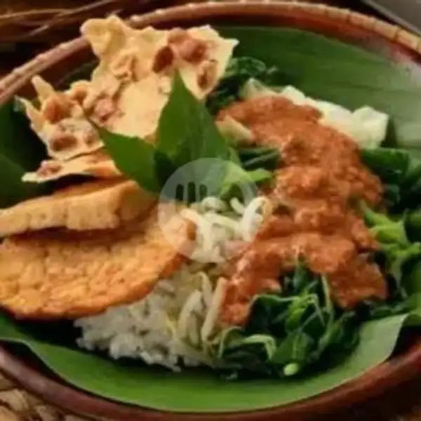 2.Porsi Nasi Pecel + Telur Tahu Bumbu Bali + Peyek | Special Pecel Khas Madiun, MSH