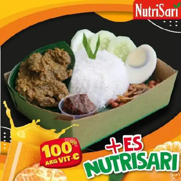 Nasi Lemak Rendang Sapi X Nutrisari | Nasi Lemak Upin-ipin, Nusa Kambangan