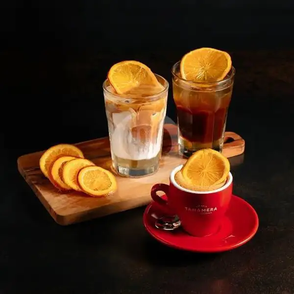 Hot Tangerine Cappuccino | Tanamera Coffee Roastery, Mariso