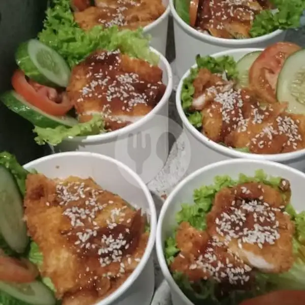 Ricebowl Chicken Katsu Teriyaki | Bebek Ayam Kalasan Pak Gembul, Cilacap Tengah