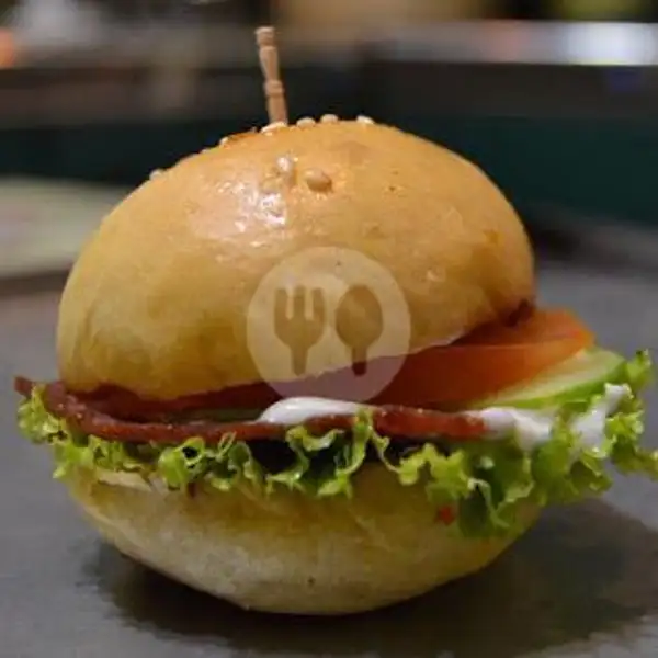 Burger Mini Dging Sapi Mini Asli | Raja Kebab Pizza & Burger, Pasopati