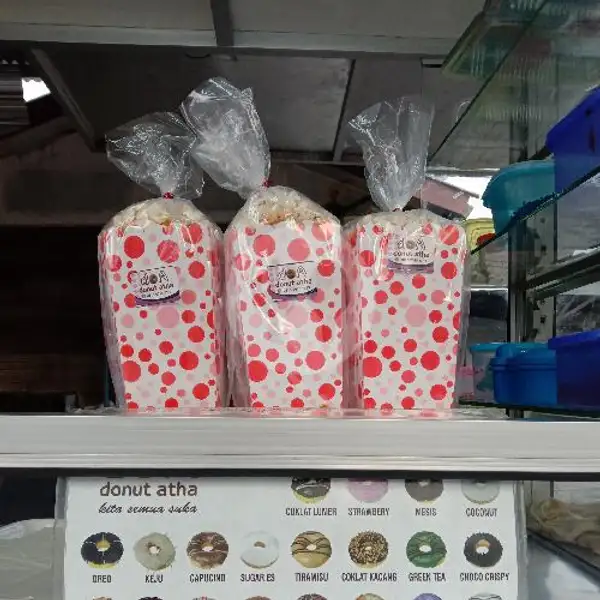 Paket Popcorn 3 Pcs Caramel | Donat Atha, Sendangguwo