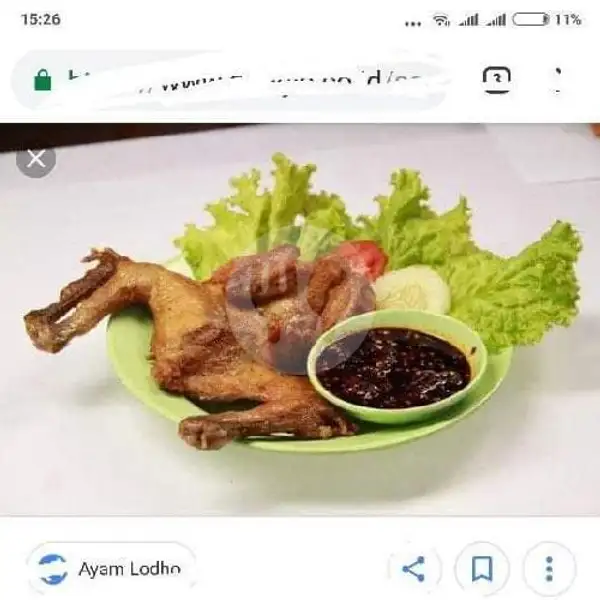 Ayam Goreng Sambal Kecap + Tahu Tempe Pedas | Warung Bu Eka, Batam