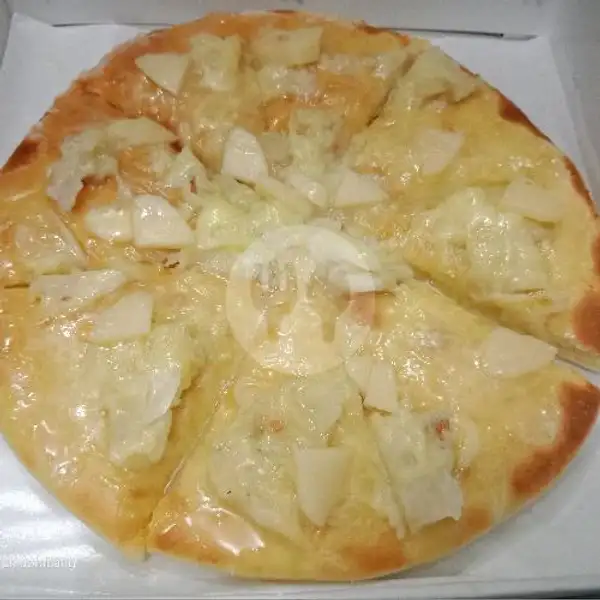 Pizza durian Uk Small | Pizza Indi, Temu Putih