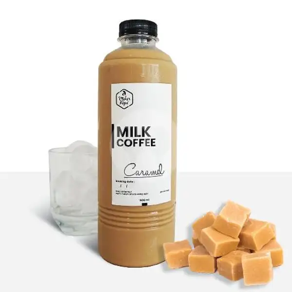 Milk Coffee Caramel 500 ml | Mikir Kopi  , P Suryanata