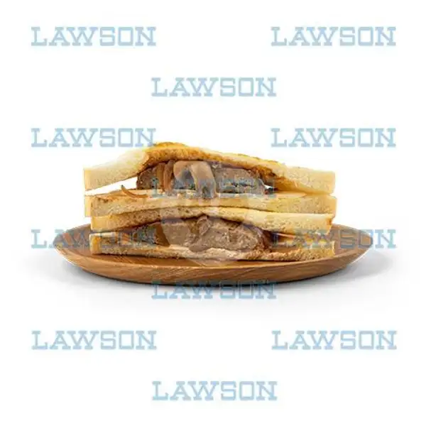 French Toast Smocked Beef Cheese Sandwich | Lawson, Graha Mandiri