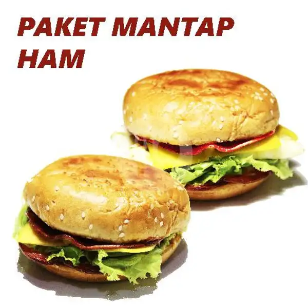 Paket Mantap Ham | Only Burger, Taman Kopo