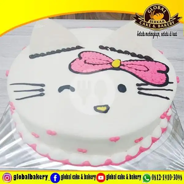 Black Forest FC Hello Kitty (BF FC 67) Uk 18x18 | Global Cake & Bakery,  Jagakarsa
