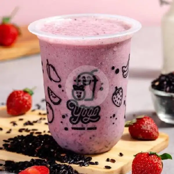 Strawberry Rice Yogurt Large | Yogo Smoothies House