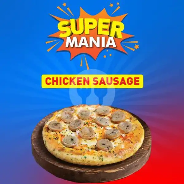 Pizza Mania Chicken Sausage | Domino's Pizza, Kedungdoro