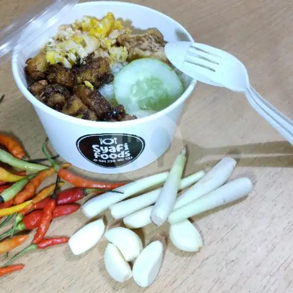 Chiken Rice Bowl Rica Rica Pedas Manis | Syafi Foods, Mayangan