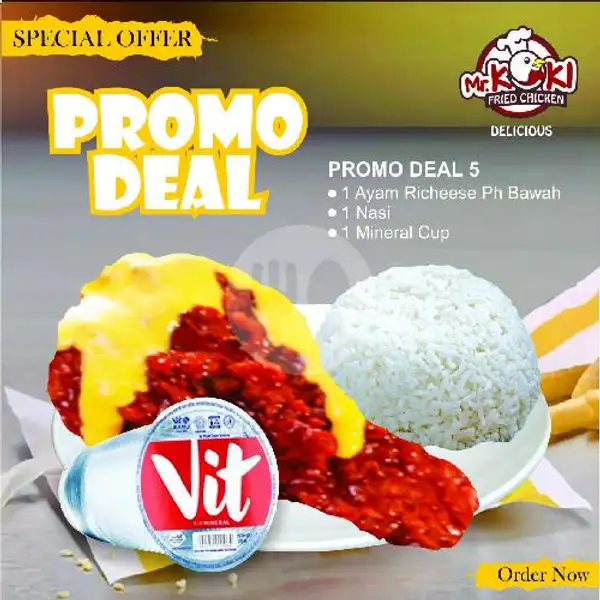 Promo Deal 5 ( Level 1-3 ) | Mr Koki Fried Chicken, Bukit Kecil