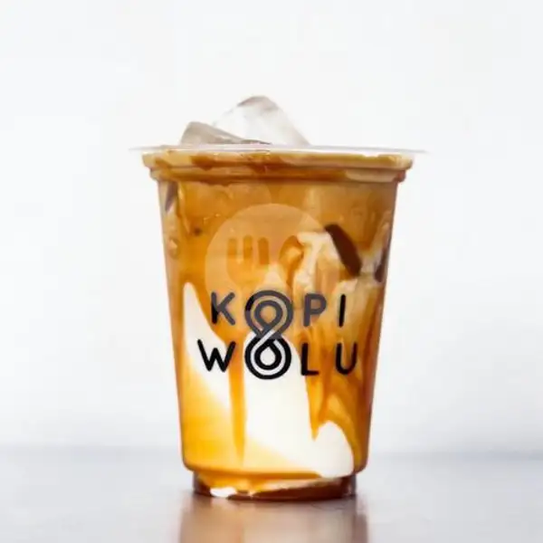 Tiger Caramel Latte | Kopi Wolu, Genteng Biru