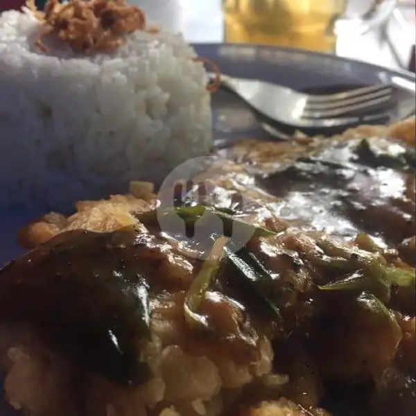Ayam Lada Hitam + Nasi | Warung Verosincky, S Parman