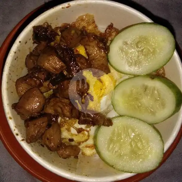 Nasi Ayam Teriyaki | Rice Egg Chabin, Harjamukti