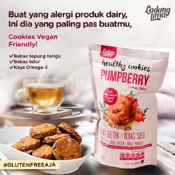 Cookies Pumpberry Ladang Lima | Putri Almond Store, Sukabumi