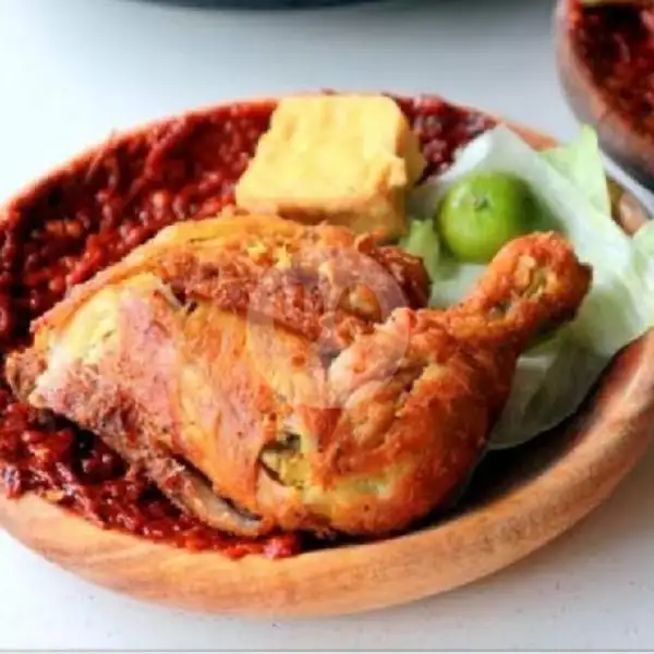 Ayam Penyet Tanpa Nasi | Ayam Penyet Lia Al-Baroqah, Villa Muka Kuning