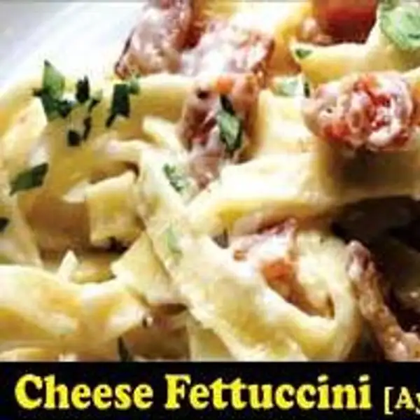 Cheese Fettuccini (Chicken/Beef) | Sicilian Pizza, Tiara Dewata Supermarket