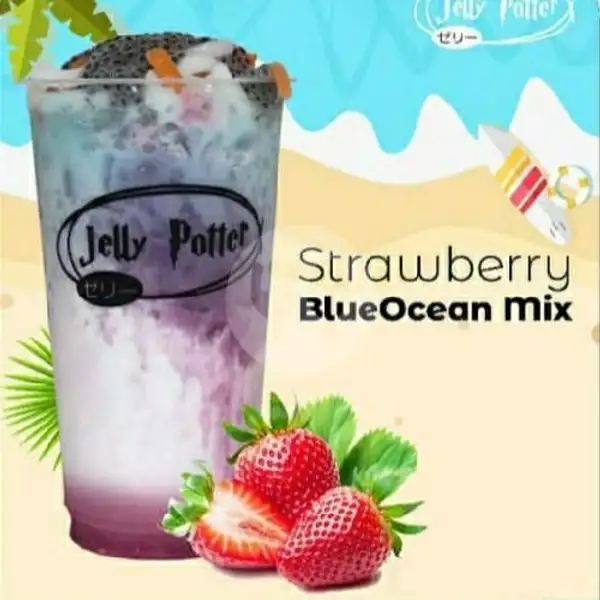 Strawberry Blueocean Mix | Jelly Potter, Bekasi Selatan