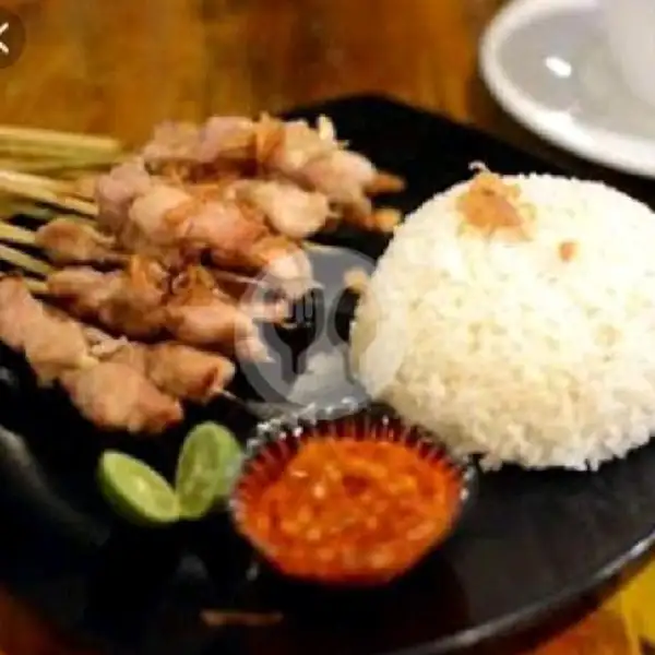 Sate Ayam Taichan + Nasi | Ayam Geprek Juragan, Cibuntu Selatan