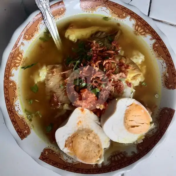Nasi Soto Istimewa + Telur Rebus 1 Biji | Soto Daging Yanto