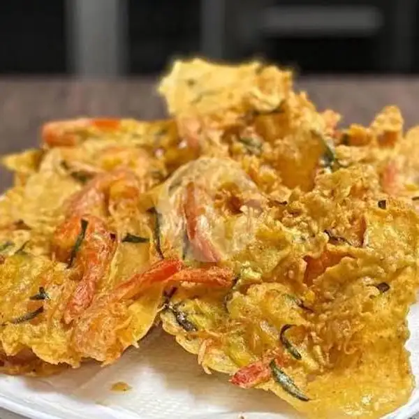 Rempeyek Udang | Nasi Padang Sari Rasa (Spesial Ayam Pop & Rendang Daging), Sawojajar