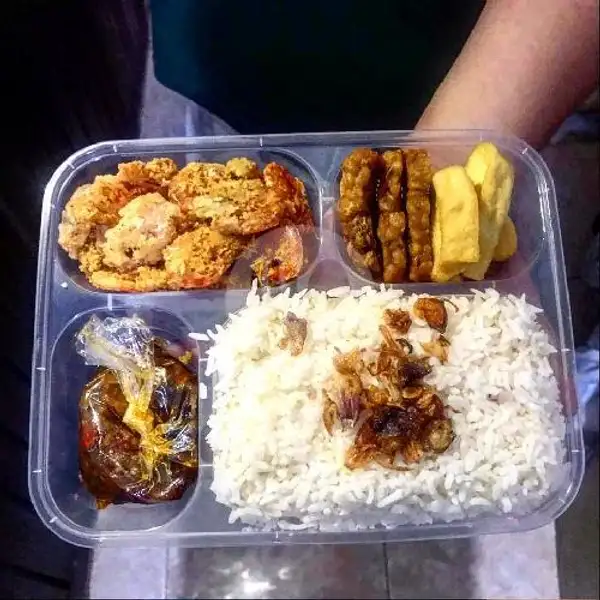 Nasi Udang Kremes Sambal Bawang | Harianto Kitchen, Rungkut
