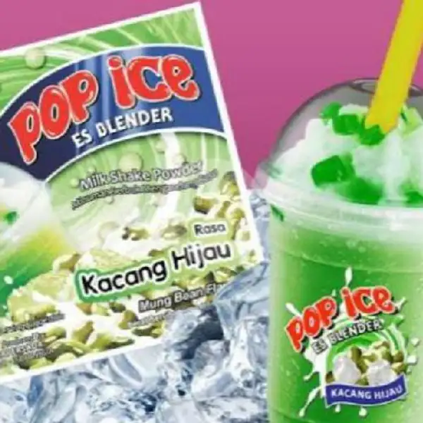 Pop Ice Kacang Ijo + Cincau | M.M Jus Buah Segar & Es Buah 100% Gula Asli, Suka Karya