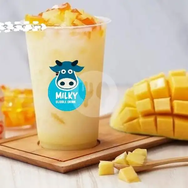 Milky Mango - Medium | Milky Bubble Drink BFC , Gn Merbabu