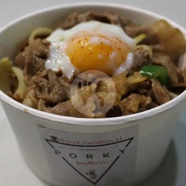 Teriyaki Pork (Rice) with half boiled egg | Porky Brothers, Boxx In