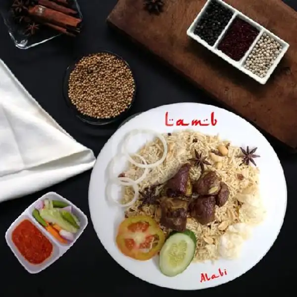 Nasi Kebuli Kambing Basmati Alabi | Alabi Super Juice, Beji