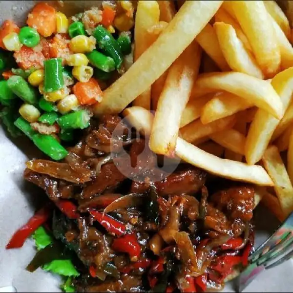 Rib Steak | Warkop Modjok, Pondok Hijau
