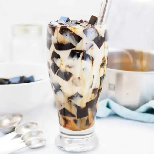 Coffee Milk Jelly | Warung Sobat, Ibu Sangki