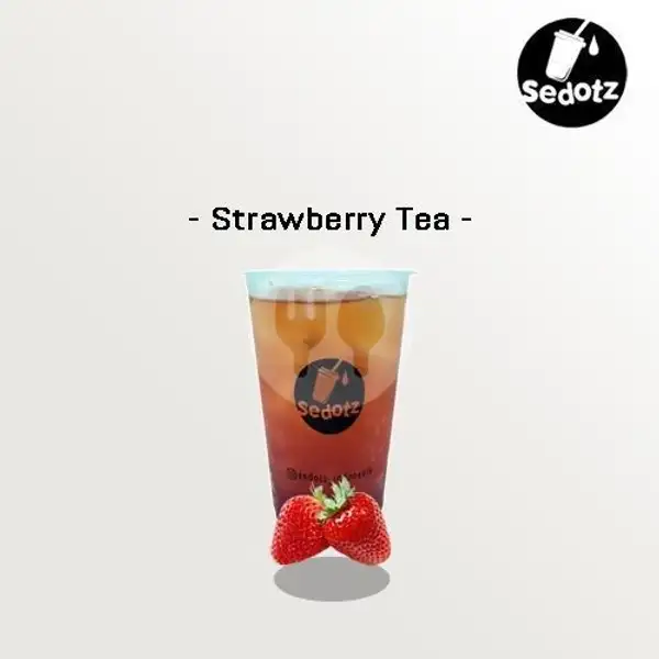 Strawberry Tea Besar | Sedotz, Kebon Kopi