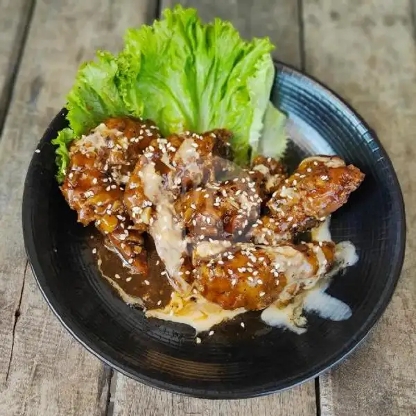 5pcs Hot Chicken Wing Lada Hitam Saus Keju | Hot Chicken Wing 