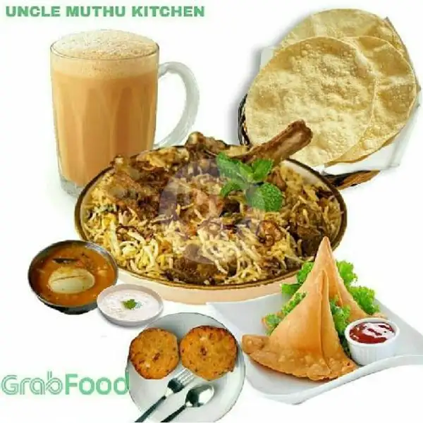 Nasi Briyani/Kebuli Kambing (Mr) | Uncle Muthu Kitchen, Sesetan