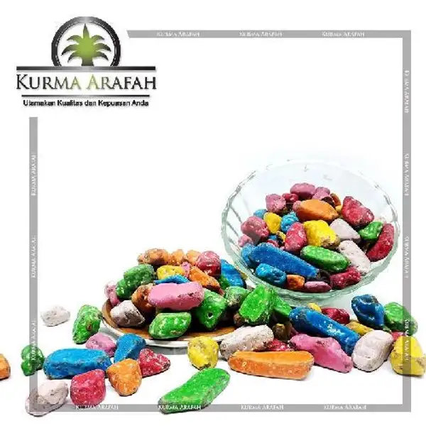 Coklat Arab Batu / Kerikil 500 gram | Kurma Arafah, KH Mas Mansyur