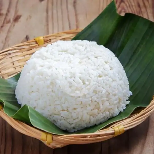 Nasi Putih | Ayam Bakar & Goreng Diaya BP, Pondok Gede