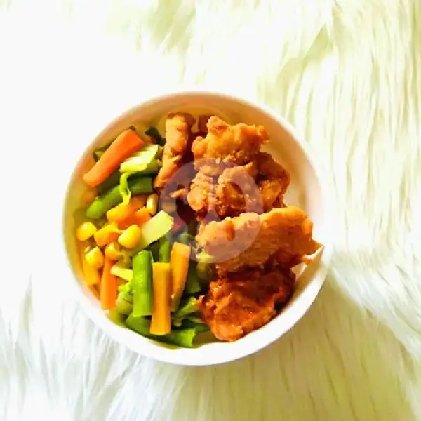 Chicken Rice Bowl Sambal Merah Pedas | Rara Rice Bowl