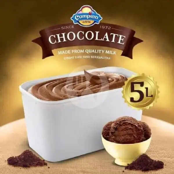 Ice Cream Campina Chocolate 5L | Nayra Ice Cream