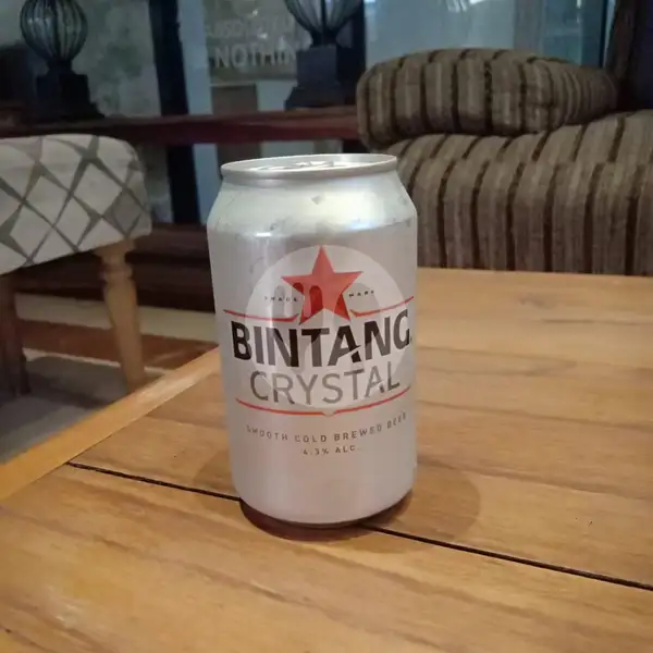 Beer Bintang Crystal 320 Ml - Bir Bintang Crystal Kaleng 320 Ml | Beer Terrace Cafe & Soju, Bir Pasirkaliki