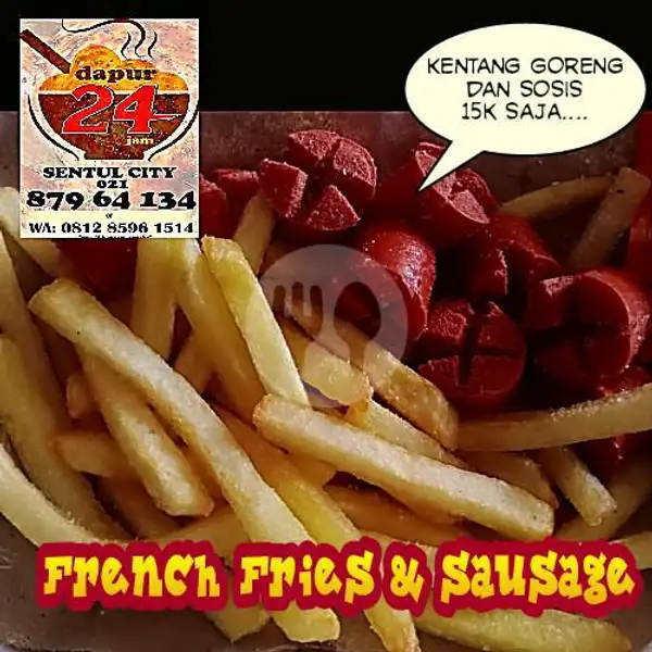 French Fries + Sausage | Dapur 24, Taman Venesia Sentul City